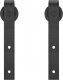 Springos System do drzwi przesuwnych 183 cm prowadnica z ozdobnymi okuciami do 100 kg, barn door stal czarny UNIWERSALNY 15