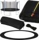 Springos Osłona na sprężyny z siatką do trampoliny wewnętrzną 8FT 244/250/252 cm czarna UNIWERSALNY 10