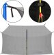Springos Osłona na sprężyny z siatką do trampoliny wewnętrzną 8FT 244/250/252 cm czarna UNIWERSALNY 19