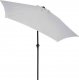 Springos Parasol ogrodowy składany 260 cm duży na balkon szary UNIWERSALNY 1