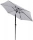 Springos Parasol ogrodowy składany 260 cm duży na balkon szary UNIWERSALNY 5