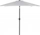 Springos Parasol ogrodowy składany 260 cm duży na balkon szary UNIWERSALNY 6