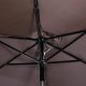 Springos Parasol ogrodowy składany 260 cm duży na balkon brązowy UNIWERSALNY 2