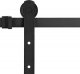 Springos System do drzwi przesuwnych 183 cm prowadnica do 100 kg, barn door stal czarny UNIWERSALNY 11