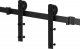 Springos System do drzwi przesuwnych 183 cm prowadnica do 100 kg, barn door stal czarny UNIWERSALNY 2