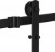 Springos System do drzwi przesuwnych 183 cm prowadnica do 100 kg, barn door stal czarny UNIWERSALNY 5