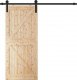 Springos System do drzwi przesuwnych 183 cm prowadnica do 100 kg, barn door stal czarny UNIWERSALNY 7