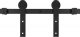 Springos System do drzwi przesuwnych 183 cm prowadnica do 100 kg, barn door stal czarny UNIWERSALNY 8