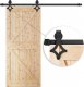Springos System do drzwi przesuwnych 183 cm prowadnica do 100 kg, barn door stal czarny UNIWERSALNY 12