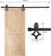 Springos System do drzwi przesuwnych 183 cm prowadnica do 100 kg, barn door stal czarny UNIWERSALNY 13