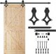 Springos System do drzwi przesuwnych 183 cm prowadnica do 100 kg, barn door stal czarny UNIWERSALNY 14
