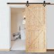 Springos System do drzwi przesuwnych 183 cm prowadnica do 100 kg, barn door stal czarny UNIWERSALNY 2