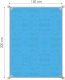 Springos Koc plażowy sand free 200x150 cm mata plażowa dwuwarstwowa niebieska UNIWERSALNY 28