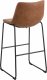 Shumee Zestaw 2 krzeseł barowych brązowy FRANKS 6