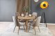 Mebel Elite Stół Okrągły Rozkładany Dębowy Do Salonu HARRY Riviera 3
