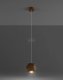 Lampa wisząca Sollux Lighting Lampa wisząca WOODY naturalne drewno himp 1