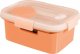 Curver Pojemnik na żywność prostokątny LUNCH KIT Smart to go Mix miętowy/ jasnoszary/ brzoskwiniowy 1,2L Curver 1