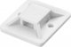 Organizer Orno Uchwyt opaski kablowej, samoprzylepny, 20x20 mm, biały, 10 sztuk 1