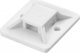 Organizer Orno Uchwyt opaski kablowej, samoprzylepny, 20x20 mm, biały, 10 sztuk 1