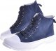 Pantofelek24 Sznurowane trampki damskie Granatowe /B1-2 12352 S294/ 36 5