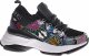 Pantofelek24 Damskie buty sportowe na platformie Czarne /G8-2 12392 S394/ 38 4