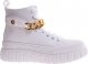 Pantofelek24 Białe trampki creepersy z łańcuchem /E4-3 12350 T793/ 36 1