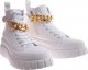 Pantofelek24 Białe trampki creepersy z łańcuchem /E4-3 12350 T793/ 36 3