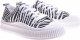 Pantofelek24 Wiązane trampki creepersy Zebra /C6-2 12280 S293/ 41 6