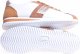 Pantofelek24 Biało rude wiązane buty sportowe /D9-2 12364 T291/ 38 5