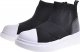 Pantofelek24 Wsuwane czarne trampki na platformie /D2-3 12358 S291/ 41 2