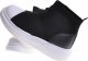 Pantofelek24 Wsuwane czarne trampki na platformie /D2-3 12358 S291/ 41 4