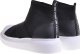 Pantofelek24 Wsuwane czarne trampki na platformie /D2-3 12358 S291/ 41 5