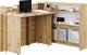 Biurko Selsey SELSEY Biurko zamykane WORK CONCEPT 115x27 cm dąb artisan lewostronne 1