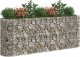 vidaXL vidaXL Podwyższona donica gabionowa, galwanizowane żelazo, 260x50x100 7