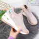 Artiker Sneakersy damskie na koturnie pudrowy róż Artiker 41 1