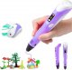 Długopis 3D XMaster DRUKARKA DŁUGOPIS 3D PEN 2 ZESTAW + SZABLONY WKŁADY 200M FIOLETOWY 2