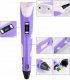 Długopis 3D XMaster DRUKARKA DŁUGOPIS 3D PEN 2 ZESTAW + SZABLONY WKŁADY 200M FIOLETOWY 5