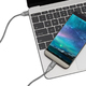 Kabel USB Unitek USB-A - USB-C 1 m Srebrny (Y-C4025ASL) 2