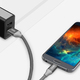 Kabel USB Unitek USB-A - USB-C 1 m Srebrny (Y-C4025ASL) 3