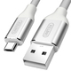 Kabel USB Unitek USB-A - microUSB 1 m Srebrny (Y-C4026ASL) 1