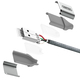 Kabel USB Unitek USB-A - microUSB 1 m Srebrny (Y-C4026ASL) 2