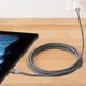 Kabel USB Unitek USB-A - microUSB 1 m Srebrny (Y-C4026ASL) 3
