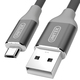 Kabel USB Unitek USB-A - microUSB 1 m Szary (Y-C4026AGY) 2