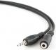 Kabel Gembird Jack 3.5mm - Jack 3.5mm 3m czarny (CCA-423-3M) 1