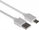Kabel USB Maclean USB-A - USB-C 1 m Biały (MCTV-831W) 1
