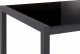 Beliani Stół do jadalni rozkładany 120/160 x 80 cm czarny GRANADA 6