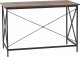 Biurko Beliani Futon Brązowo-Czarne 115 cm x 60 cm 3