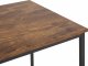 Biurko Beliani Pembro Brązowe 120 cm x 55 cm 4