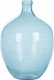 Beliani Wazon na kwiaty szklany 39 cm jasnoniebieski ROTI 1