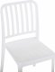 Beliani Zestaw 2 krzeseł ogrodowych biały SERSALE 7